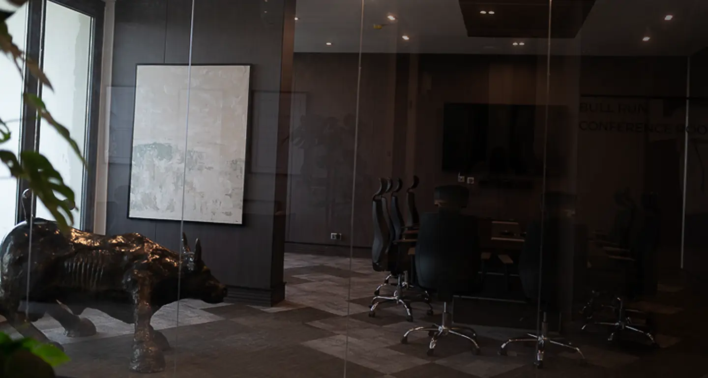 a shot of an office